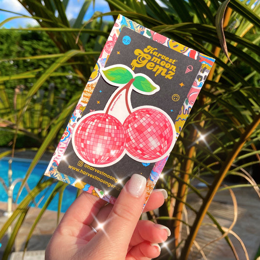 Cherry Disco Sticker