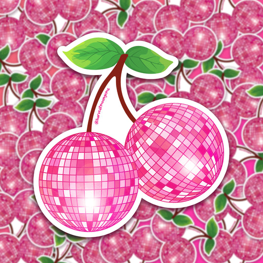 Cherry Disco Sticker