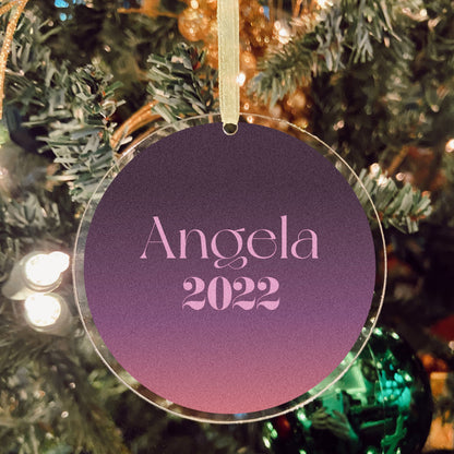 Custom Holiday Ornament