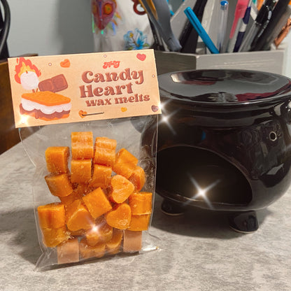 Toasted Marshmallow Candy Heart Bag