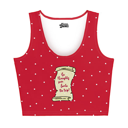 Naughty List Crop Tank