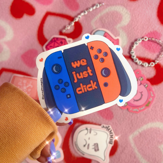 We Just Click V-Day Sticker