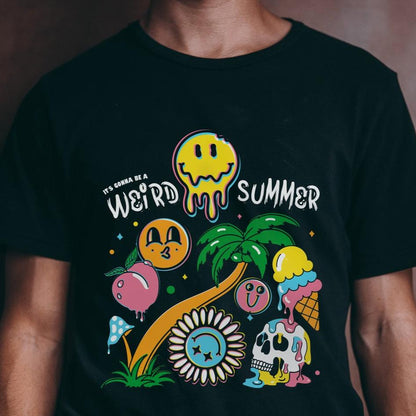 Weird Summer Black Tee