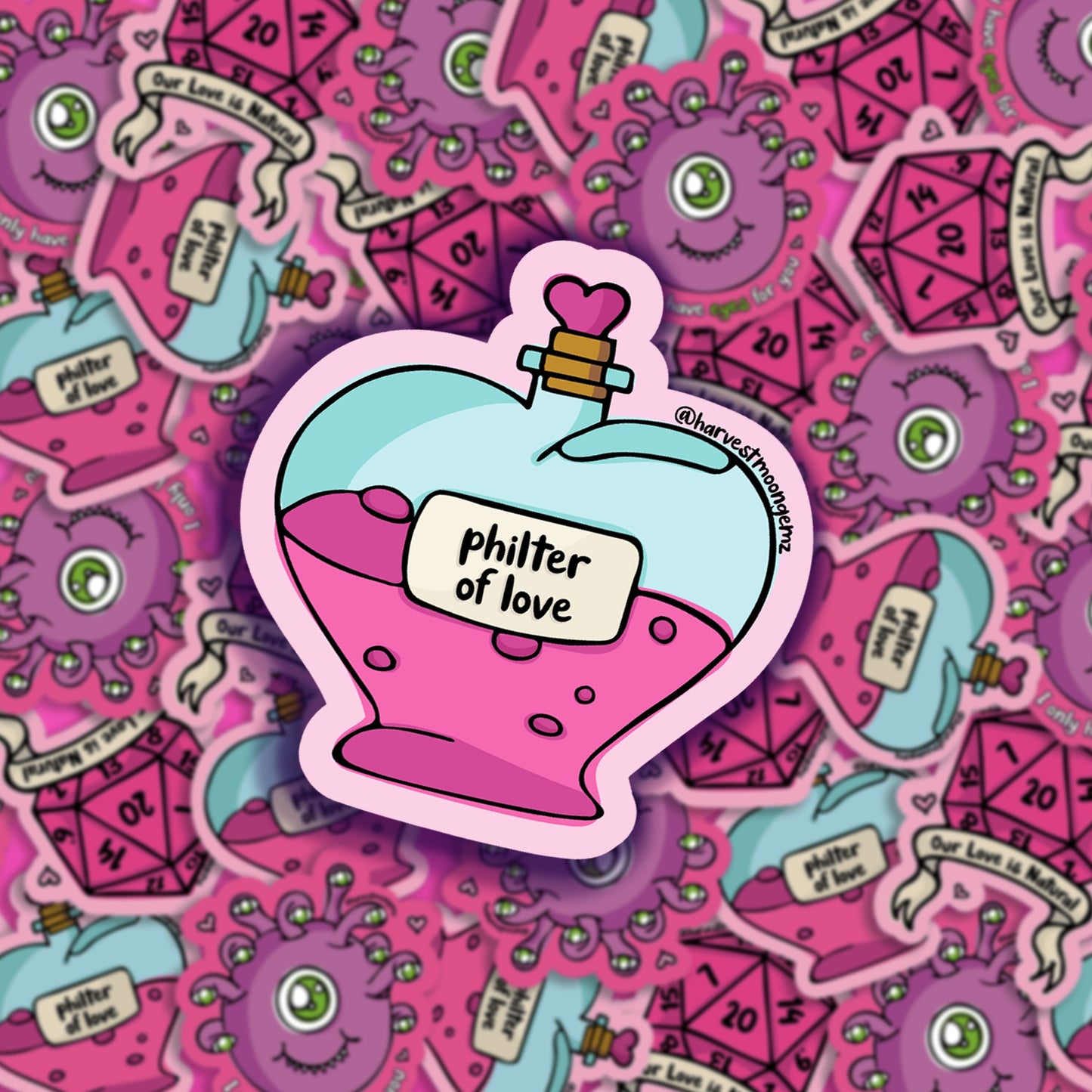Philter of Love RPG V-Day Sticker