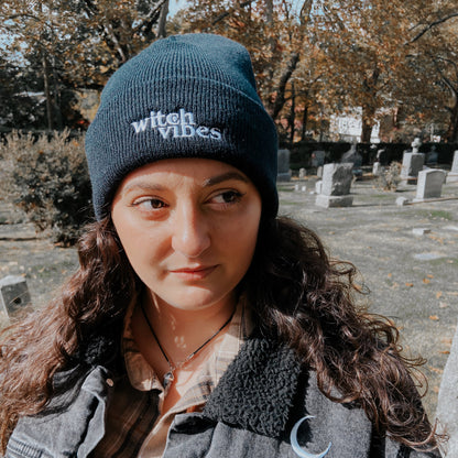 Witch Vibes Cuffed Beanie