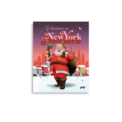 Christmas in NYC Poster