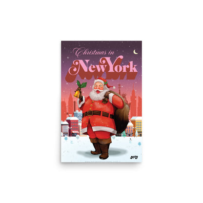 Christmas in NYC Poster