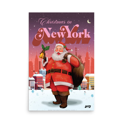 Christmas in NYC Poster