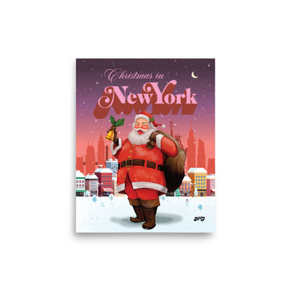 Christmas in NYC Poster