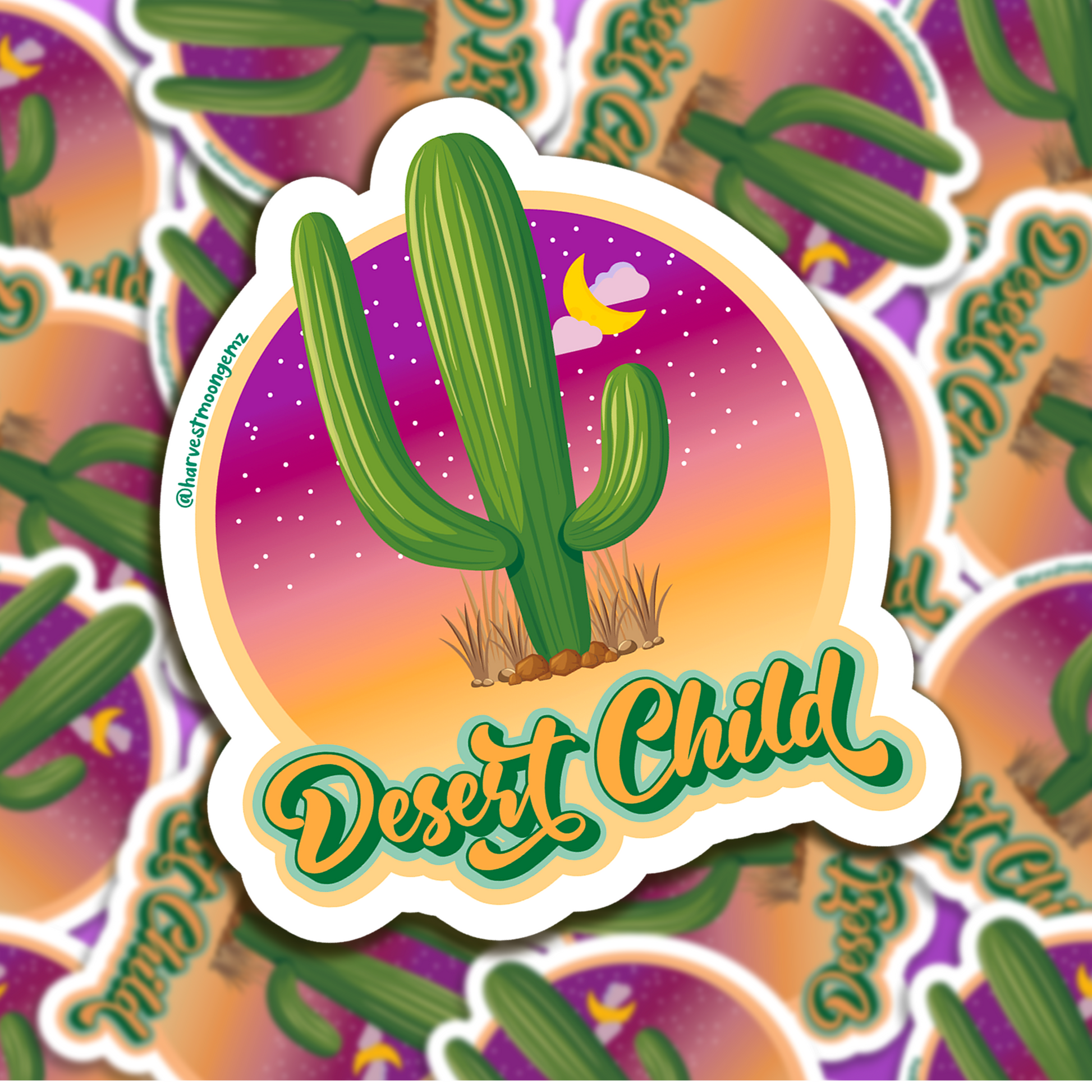 Desert Child Sticker Harvest Moon Gemz