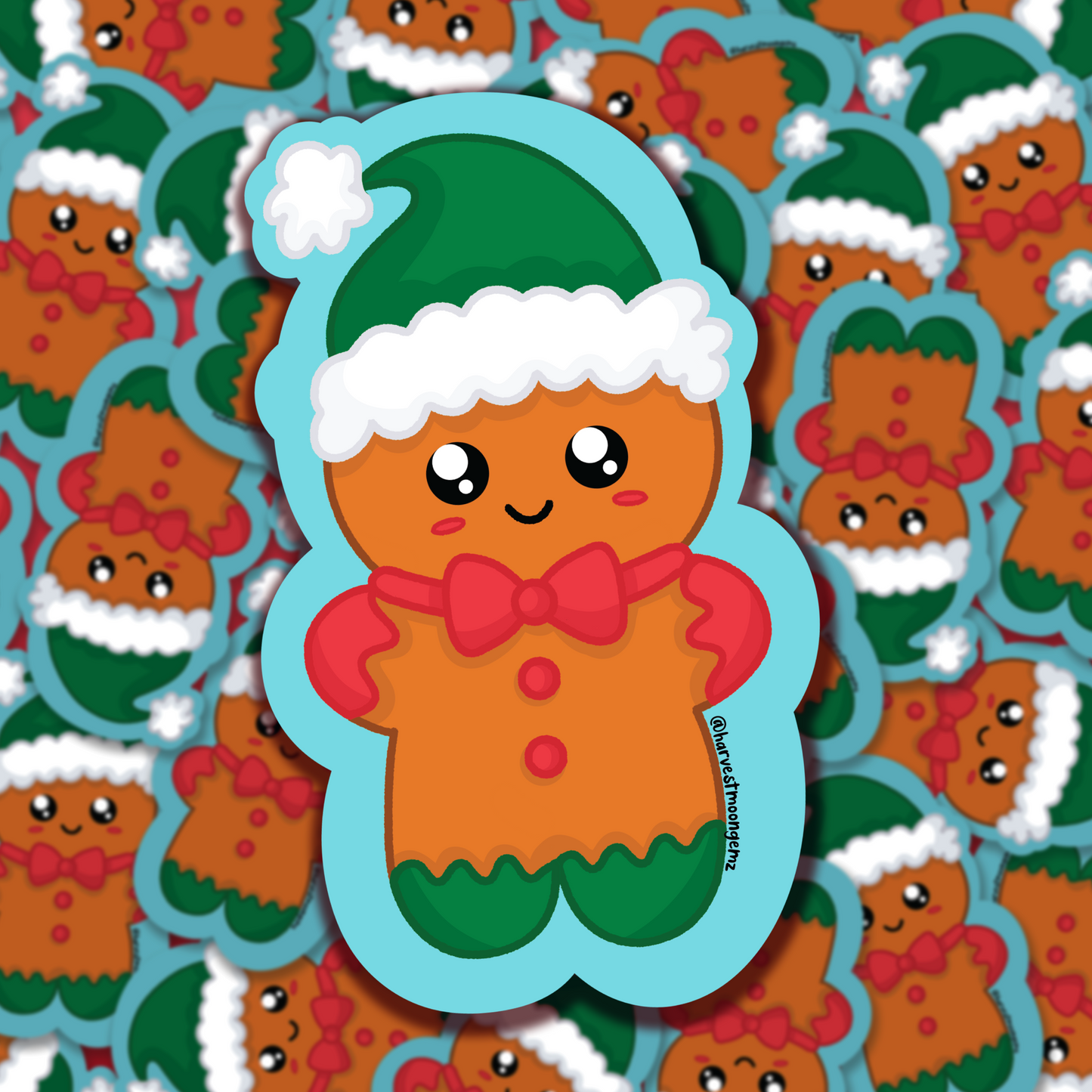 Gingerbread Cutie Sticker Harvest Moon Gemz