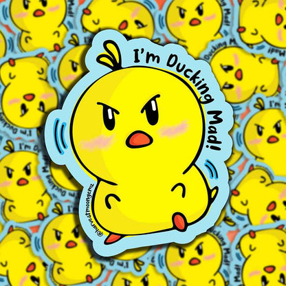 I'm Ducking Mad Sticker Harvest Moon Gemz