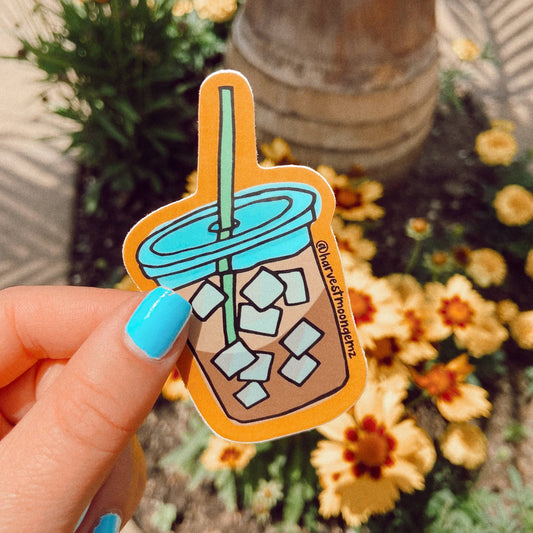 Iced Coffee Sticker Harvest Moon Gemz
