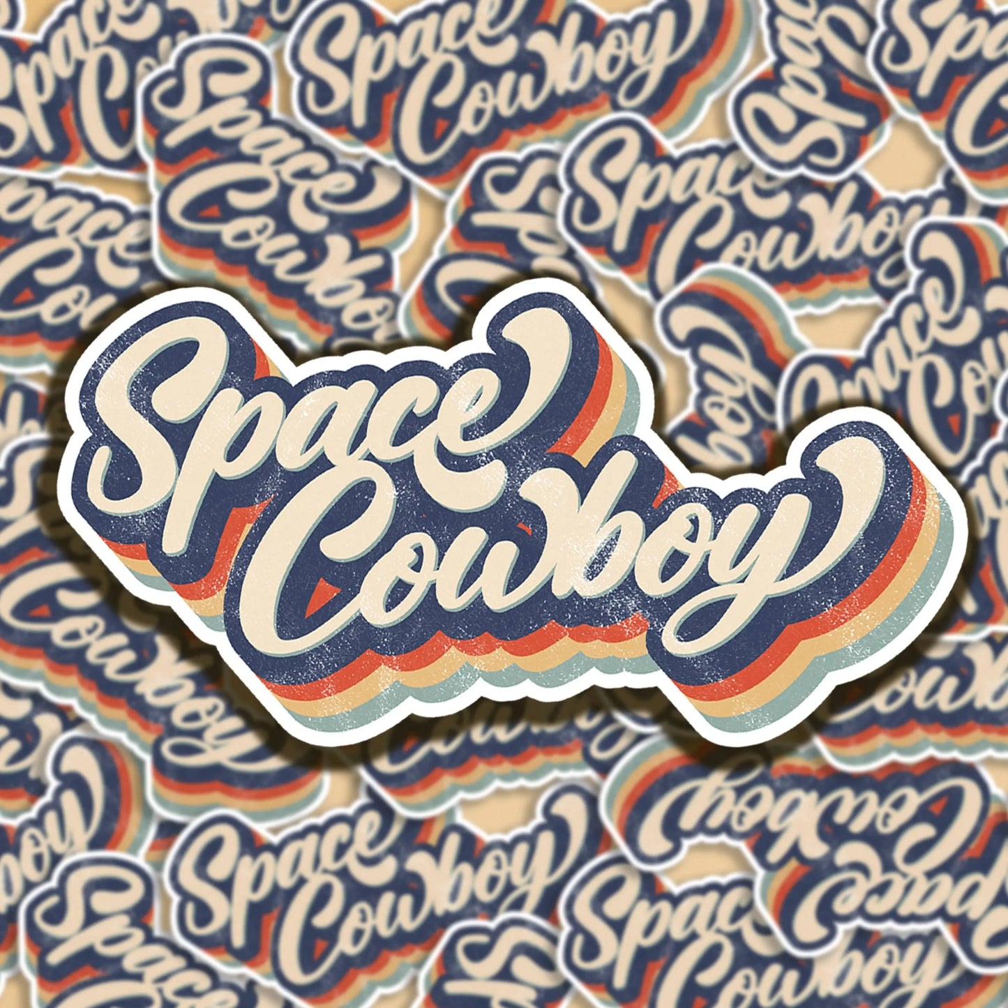 Space Cowboy Sticker Harvest Moon Gemz