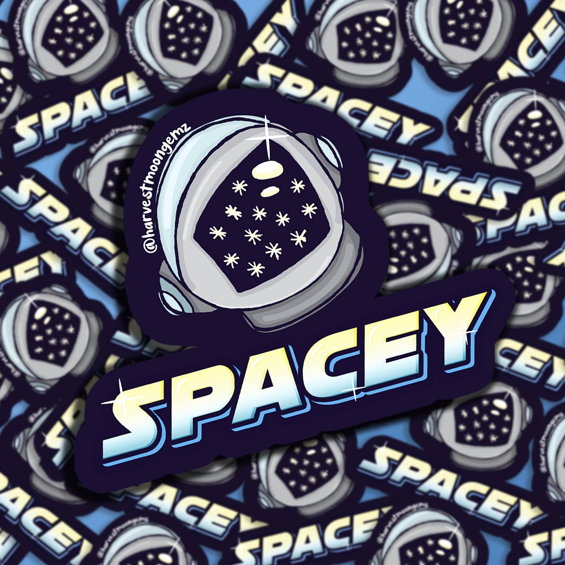 Spacey Sticker Harvest Moon Gemz