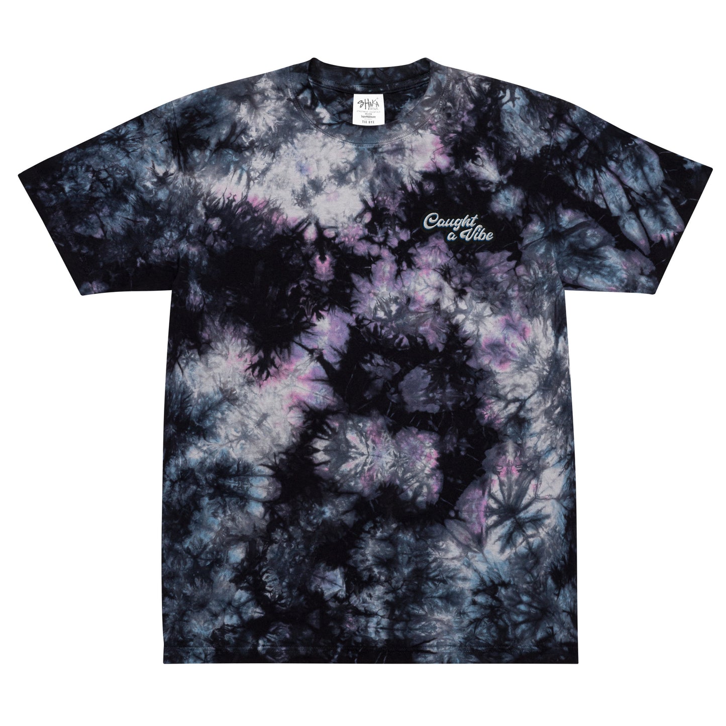 Caught a Vibe Tie-Dye Tee Harvest Moon Gemz