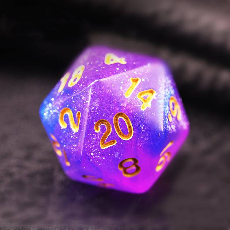 Galaxy Dice Set Harvest Moon Gemz