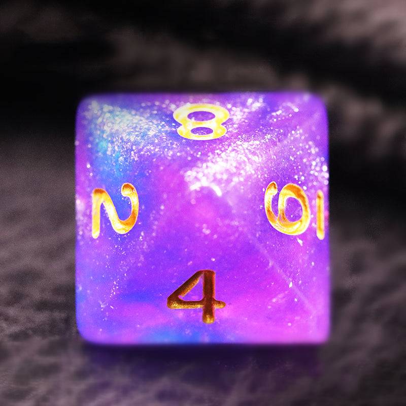 Galaxy Dice Set Harvest Moon Gemz