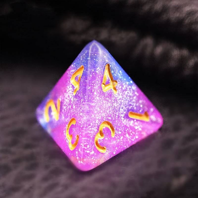 Galaxy Dice Set Harvest Moon Gemz