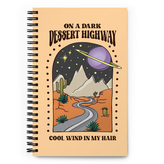 Dark Desert Highway Notebook Harvest Moon Gemz