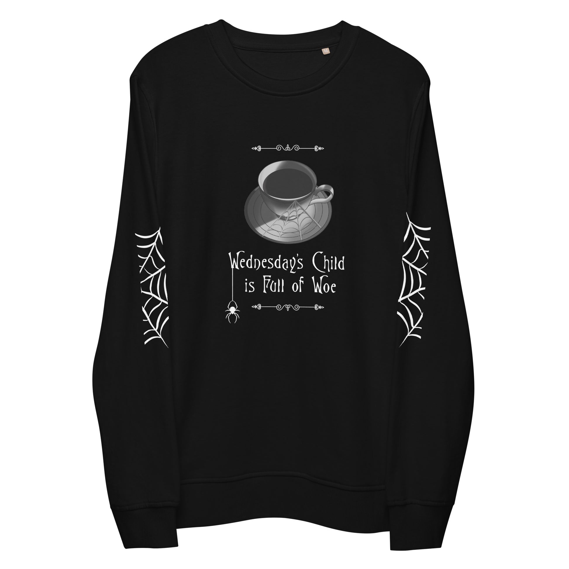 Morticia's Teacup Sweatshirt Harvest Moon Gemz
