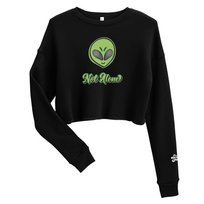 Alien Head Crop Sweatshirt Harvest Moon Gemz