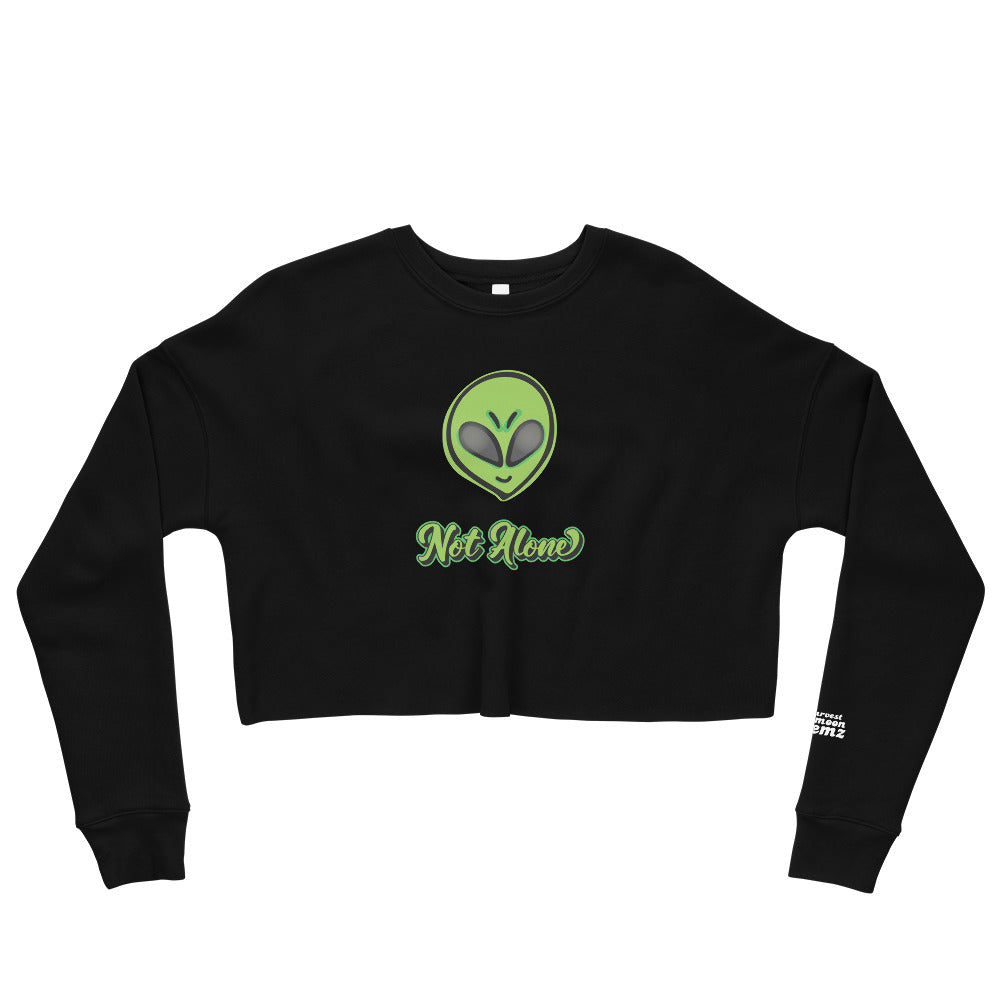 Alien Head Crop Sweatshirt Harvest Moon Gemz